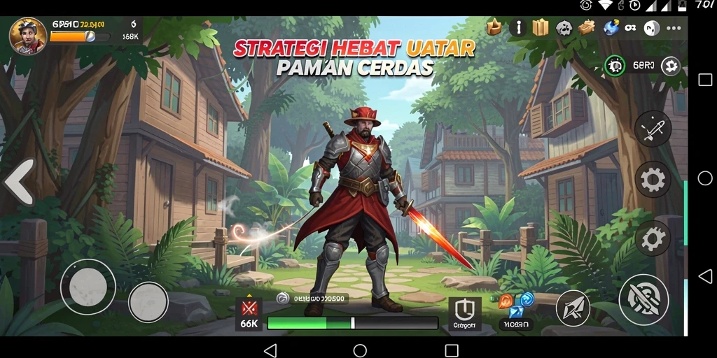 Tampilan gameplay 66K yang menarik dan menantang.