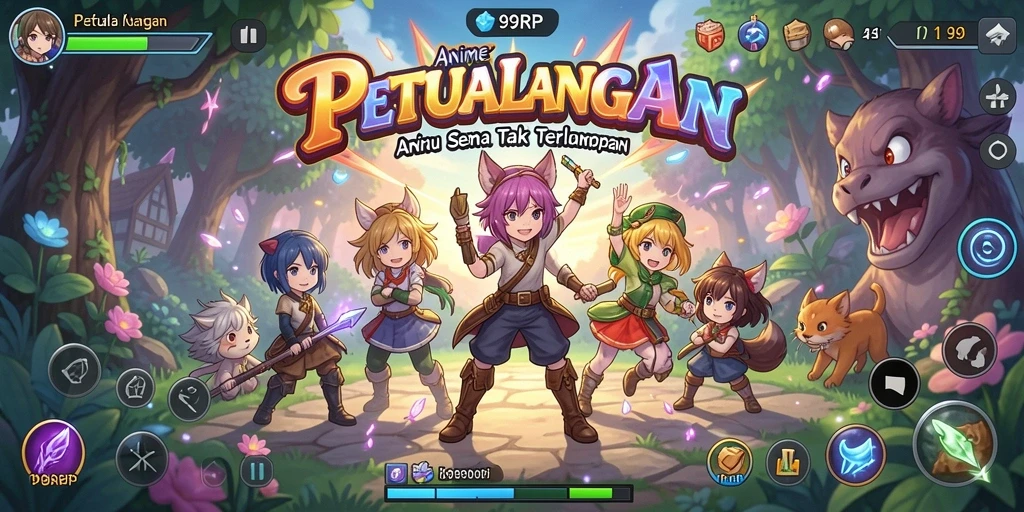 Tampilan gameplay <strong>99RP</strong> yang menawan dan dinamis.