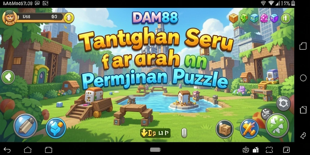 Tampilan seru gameplay DAM88 dengan teka-teki menantang.