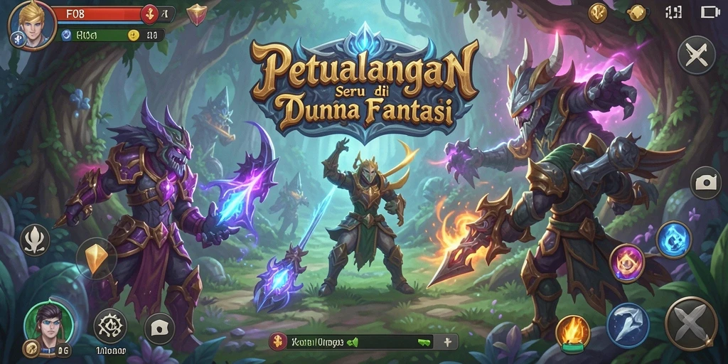 Gameplay F08 yang menampilkan eksplorasi dunia petualangan.