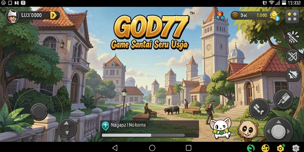 Tampilan gameplay <strong>GOD77</strong> yang ceria dan mengasyikkan.