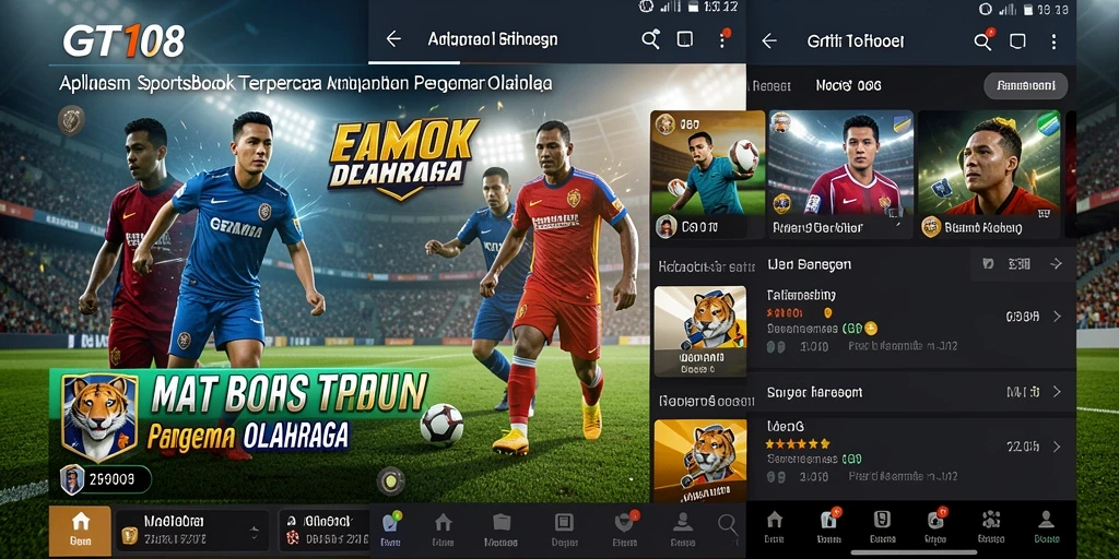 Tampilan gameplay Sportsbook yang menarik dan interaktif di GT108.