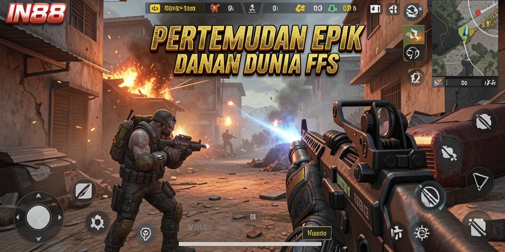 Screenshot mendebarkan dari gameplay IN88 yang penuh aksi.
