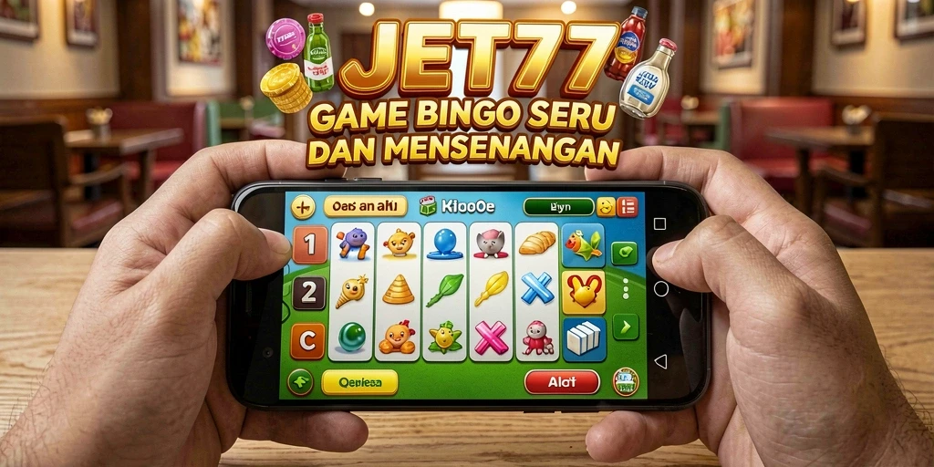 Tampilan gameplay Bingo yang seru dan interaktif di JET77.