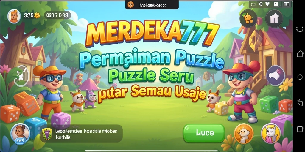 Tampilan gameplay menarik dari MERDEKA777 dengan berbagai teka-teki menantang.