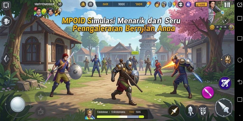 Tangkapan layar MPOID yang menunjukkan aksi gameplay simulasi yang menarik.