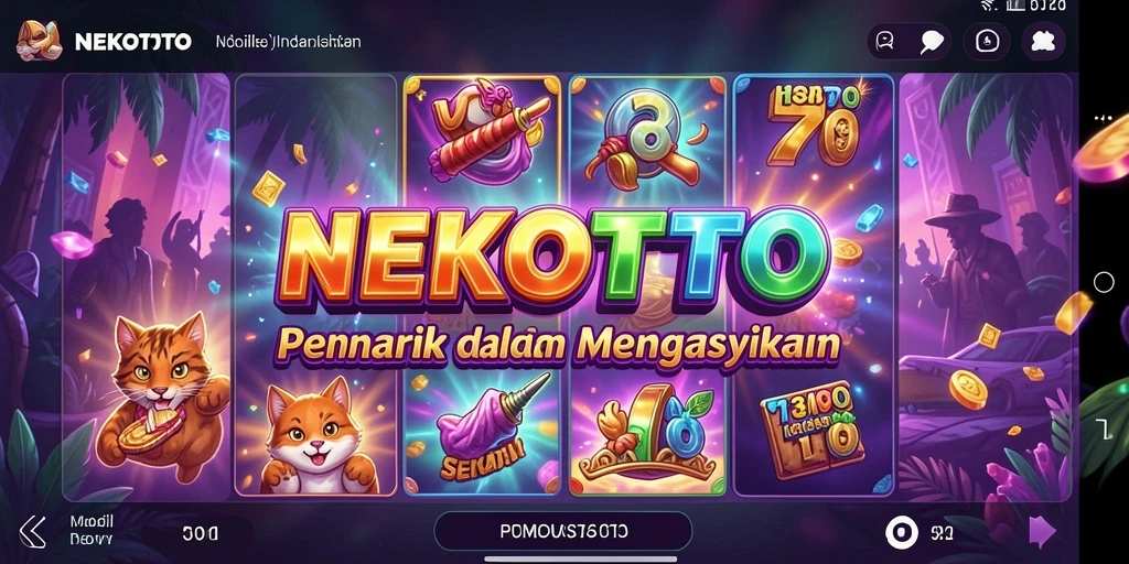 Tampilan gameplay Slot yang menarik dan menghibur di NEKOTOTO.