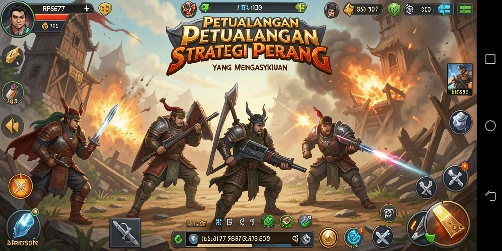 Tampilan gameplay <strong>RP6677</strong> yang seru dan mendebarkan.