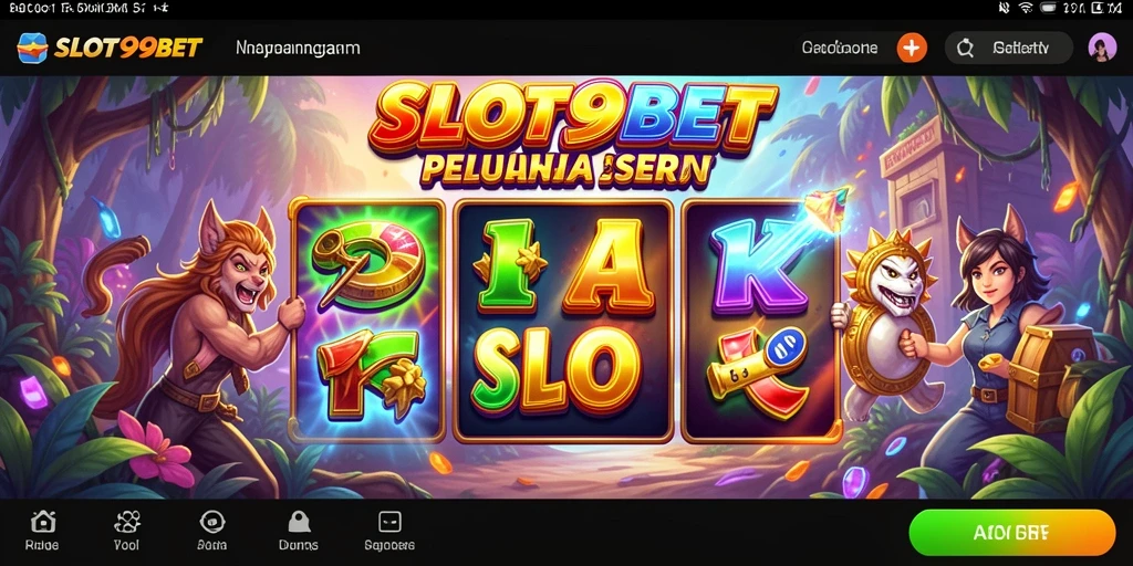 Screenshot gameplay SLOT99BET tunjukkan dunia petualangan yang menakjubkan.