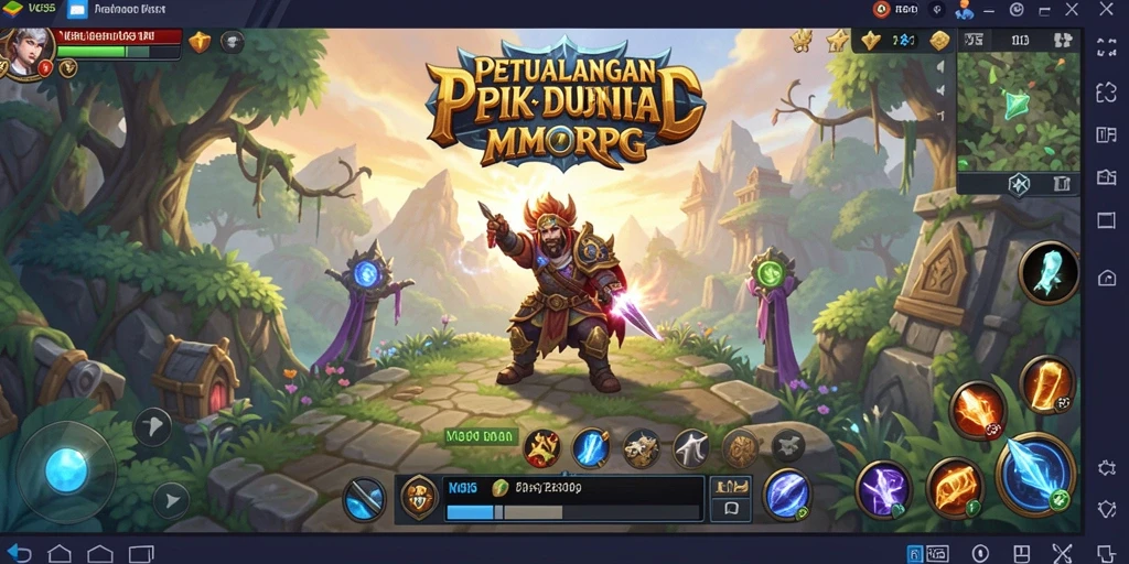 Gameplay menarik di dunia fantasi MMORPG