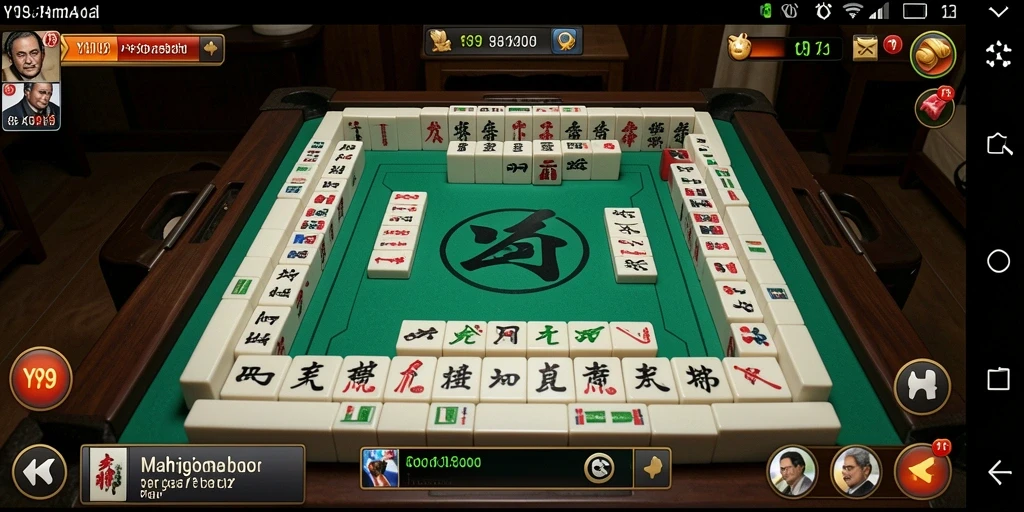 Tampilan gameplay Mahjong yang seru dan menarik di Y89.